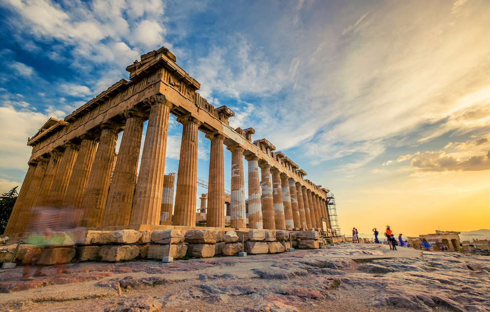 /Athens Greece Acropolis Ruins, Central Greece